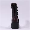 Marco Moreo Vale Frill Toe Cap Boot - Burgundy Leather